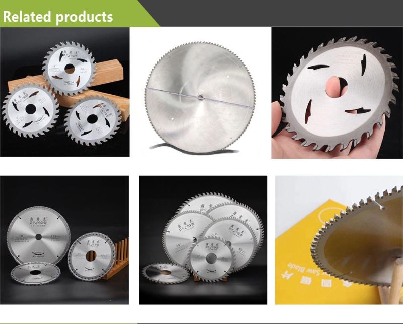 Standard Grade Tct Carbide Tip Saw Blade for Cutting Aluminum