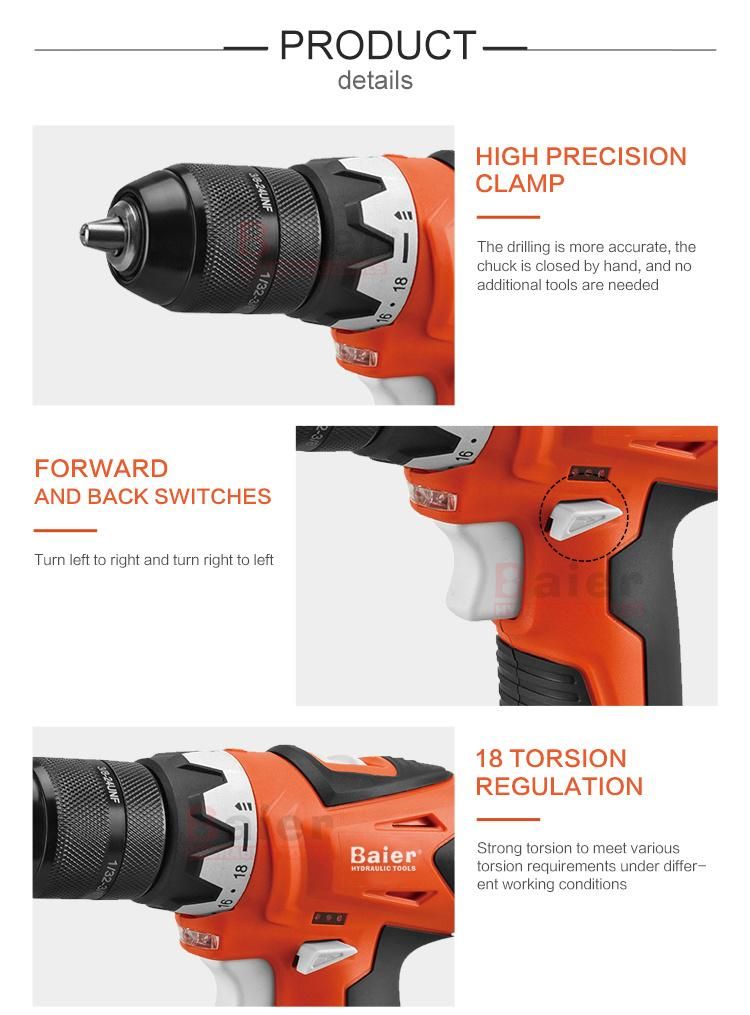 Rechargeable Lithium Battery Hand Drill