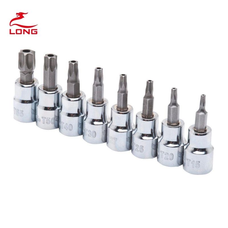 H1/4 Shank Single End Screwdriver Bits Tamper Resistant Star Bits