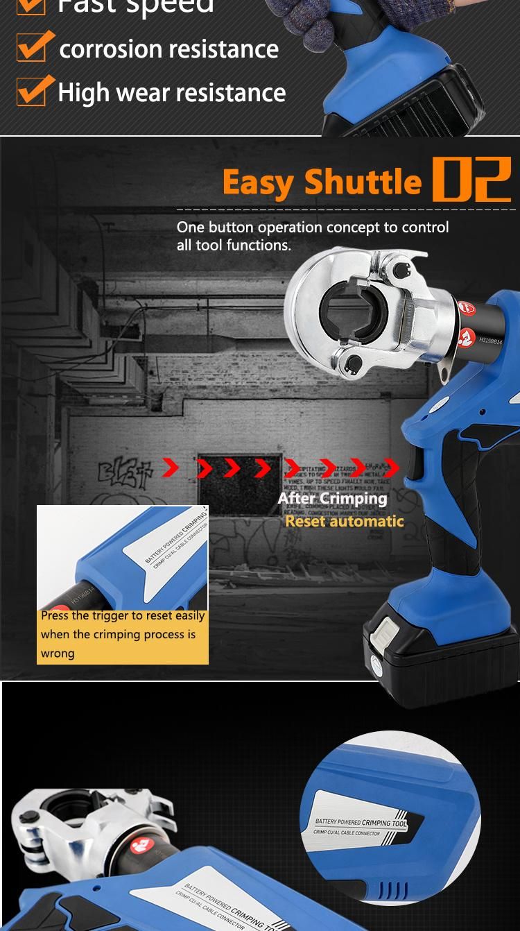 Hl-400 Hydraulic Battery Crimping Tool