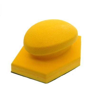 Cross-Border Supply 150*90mm Manual Diamond Polishing Disc Self-Adhesive Back Velvet Sandpaper Polishing Disc for Car Cleaning