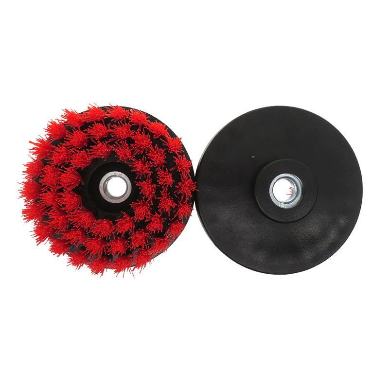 4 Inch Hollow Rodless M14-2 Electric Cleaning Brush Red Disc Brush Cleaning Brush