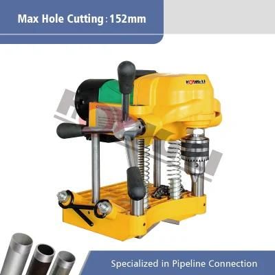 High Quality Portable Pipe Hole Cutting Machine for 12&quot; Steel Pipes (KC120) /Factory Customized/Factory Price