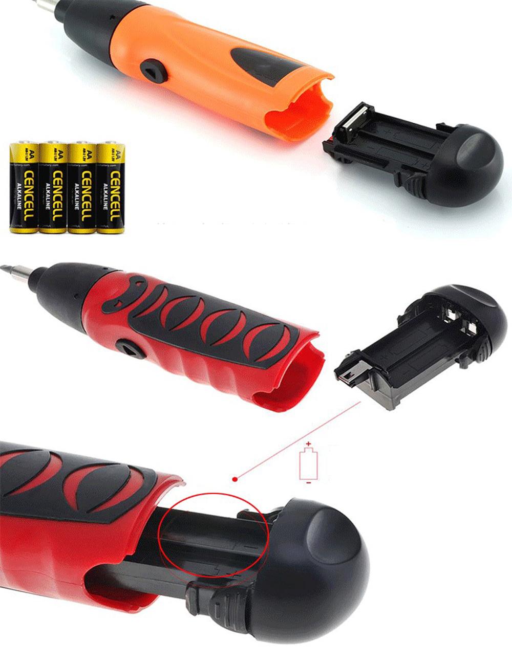 Factory Direct Semi-Automatic Electric Screwdriver Tool Set Hardware Tool Multi-Functional Mini Drill Set Dry Battery Home