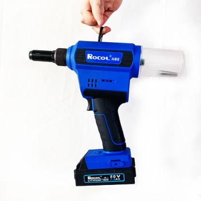 DC Brushless Motor Work Pull 28000n Boom-Lock Type Rivet Tool