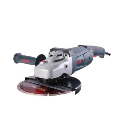Ronix Model 3212 230mm 2350W Single Speed Slide Switch Mini Electric Angle Grinder for Grinding &amp; Cutting