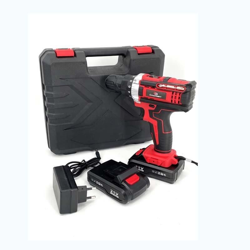 Cg-3002red Double Speed 12V 16.8V 21V Li-on Lithium Battery Professional Manufacturer Hand Rechargeable Forward and Reverse Impact Cordless Drill