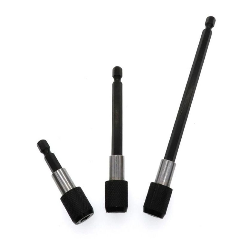 Extension Connecting Rod of Hand Drill 60mm Sleeve Adapter Self-Locking Extension Rod