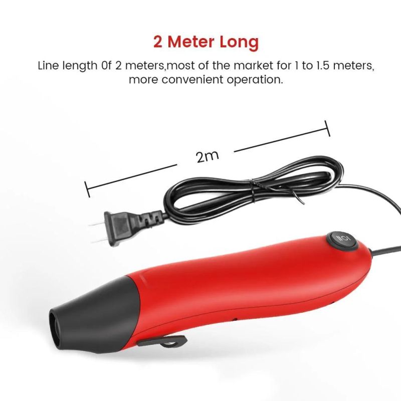 Popular and Portable DIY Tool Manual Hair Dryer 220V Hot Air Gun for Home