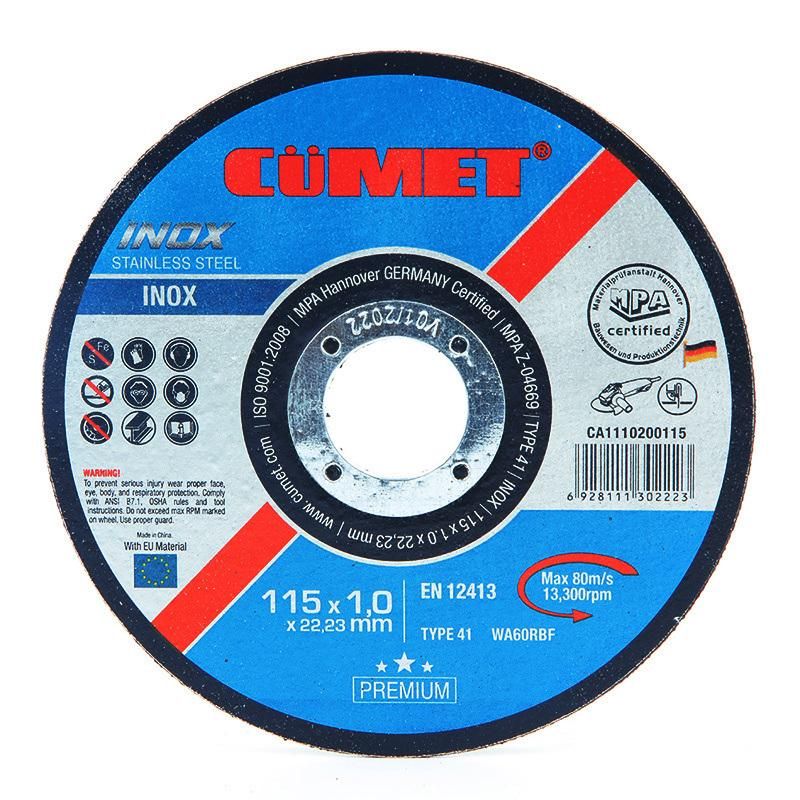 4.5" Fast Cutting Wheel for Stainless Steel Inox