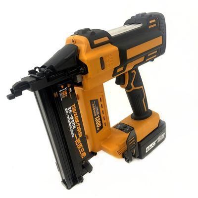 Wosai 3in1 18V 20V 21V Cordless Strong Wood Nails Shooting Gun Upholstery Decorative Electric Nail Gun