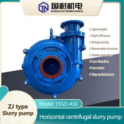 High Quality Model Customized Centrifugal Simple Alloy Material Sand Slurry Pump