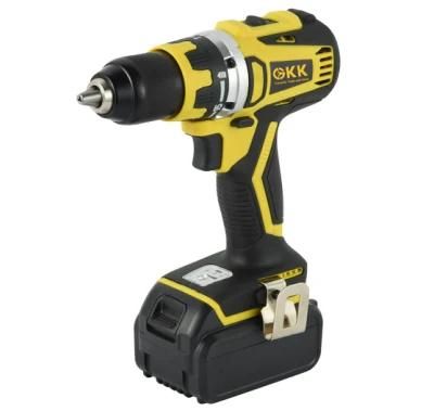 China Factory High-Quality 20V Lithium Brushless Cordless Drill Electric Tool Power Tool (2.0/4.0/6.0ah)