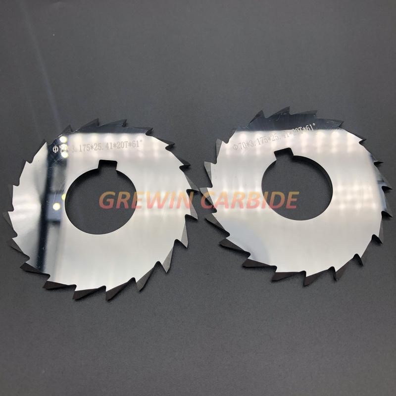 Gw Carbide Cutting Tool-Tungsten Carbide Saw Blade / Carbide Slitting Cutters 63X2X16X80t