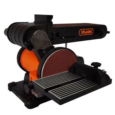 Professional 220V 370W Quick Belt Tracking 150mm Disc Polishing Sander for DIY