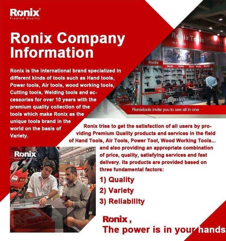 Ronix 6406 Power Tools 125mm 320W Electric Random Orbital Sander with Sanding Papers