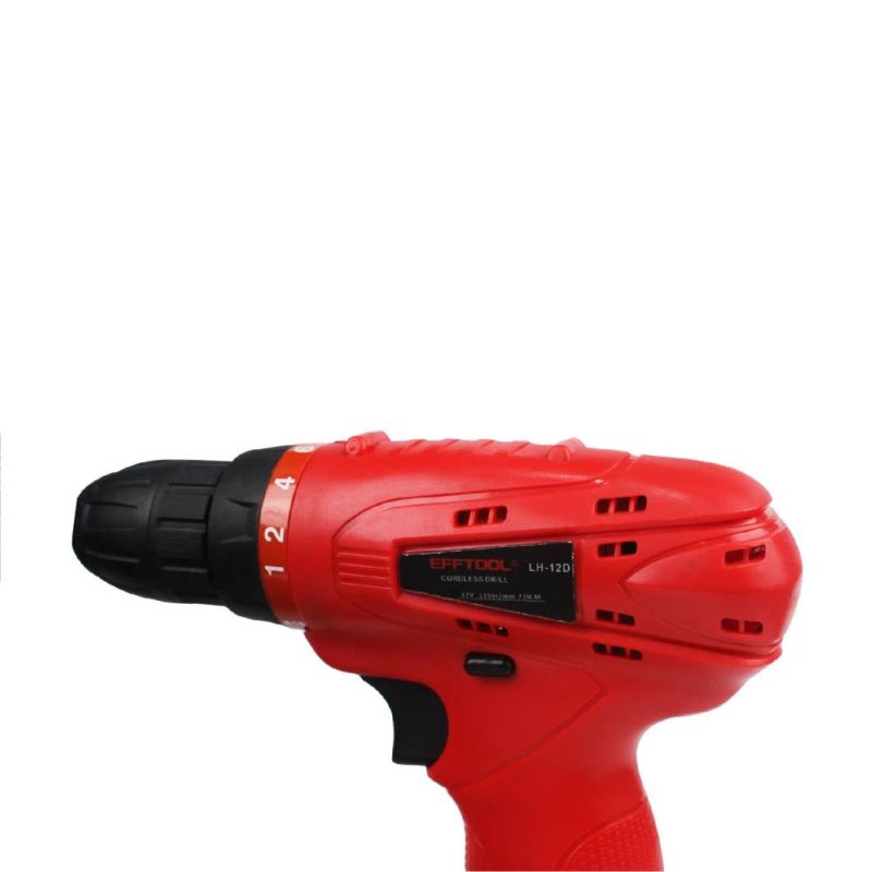 Efftool Brand Made in China 12V Lithium Battery Lh-12D Cordless Drill