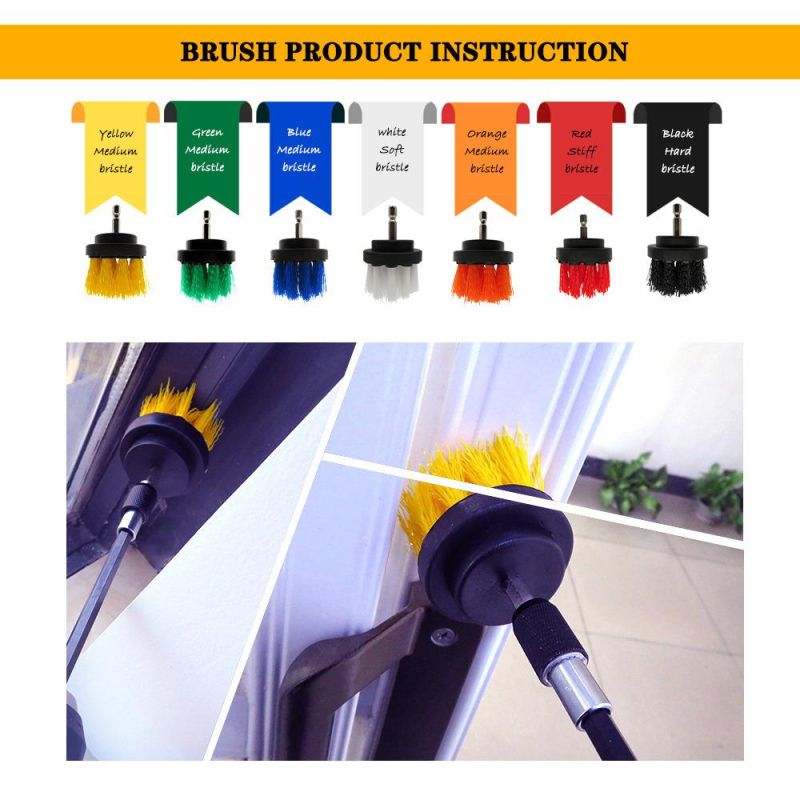 Electric Drill Cleaning 22-Piece Brush Car Wheel Polishing Electric Drill Brush