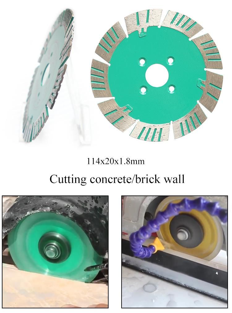 Hot Press Turbo Diamond Circular Saw Blade for Ceramic Tile Porcelain Granite