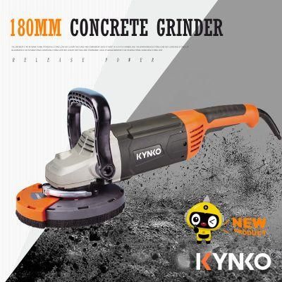 Kynko New Product 2600W High Quality Concrete Angle Grinder 180/ 230mm