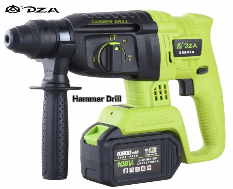 Wide Application for Household/Construction Electric Brushless Motor Impact Hammer Drill