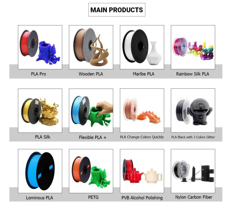 OEM Sting3d Wholesale 3D Printer Filament 1.75mm Nylon Carbon Fiber