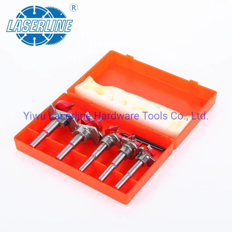 Wood Forstner Drill Bit Hole Saw Cutter Drilling Set Tungsten Carbide Cutting Edges Size 15-35mm Woodworking Tools