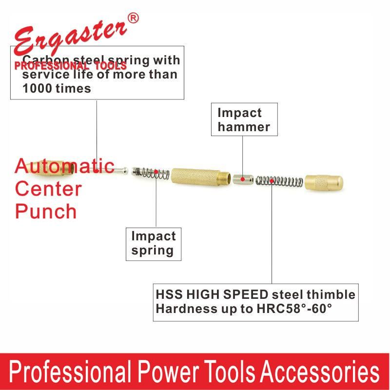 Adjustable Impact Spring-Loaded Automatic Center Punch