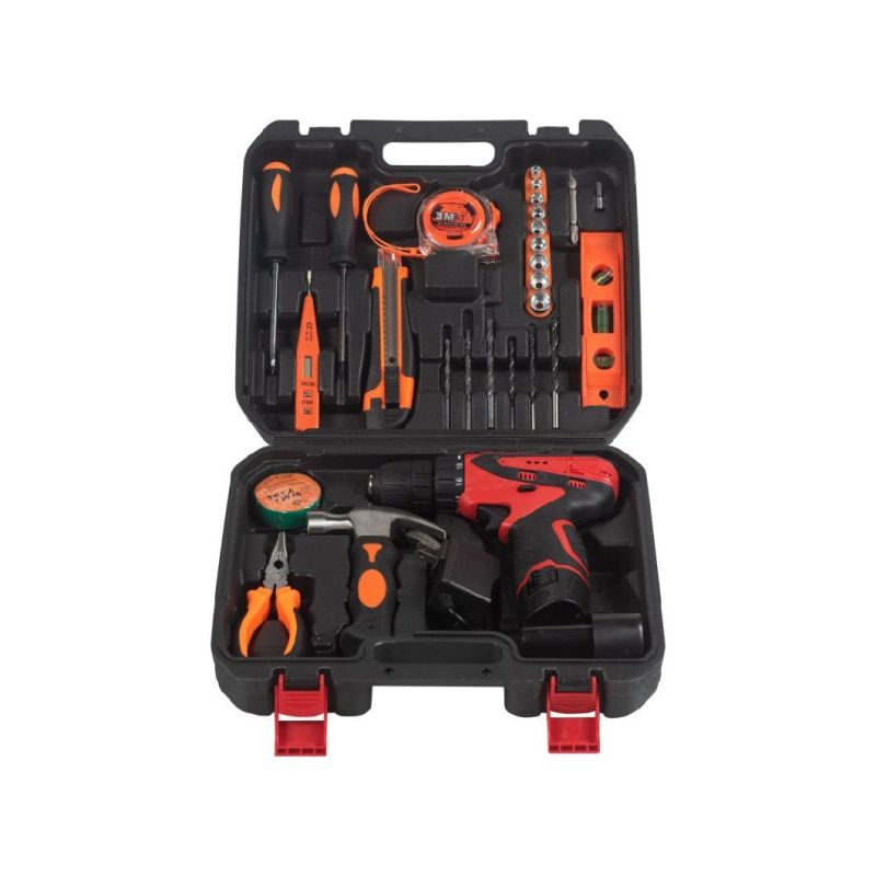 Portable Pocket Drill with Recharged Batteries. 34-56 PCS Accessories (option) 