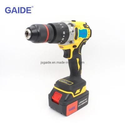 High Torque Impact Brushless Cordless Drill Interchangeable Battery