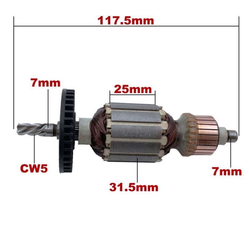 AC220V-240V Armature Rotor Anchor Replacement for Maktec Rotary Drill