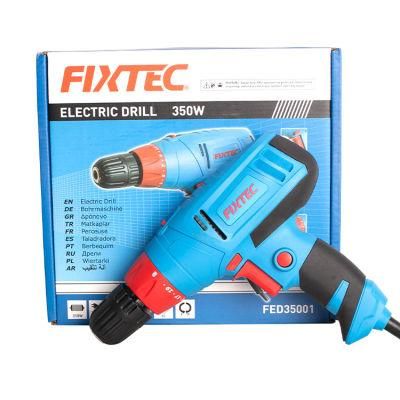 Fixtec Electric Drill 350W 10mm Keyless Chuck 0-500/0-1200rpm Electric Power Tools Drill