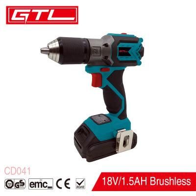 Electric Tools Brushless Motor 18V Lithium Cordless Drill
