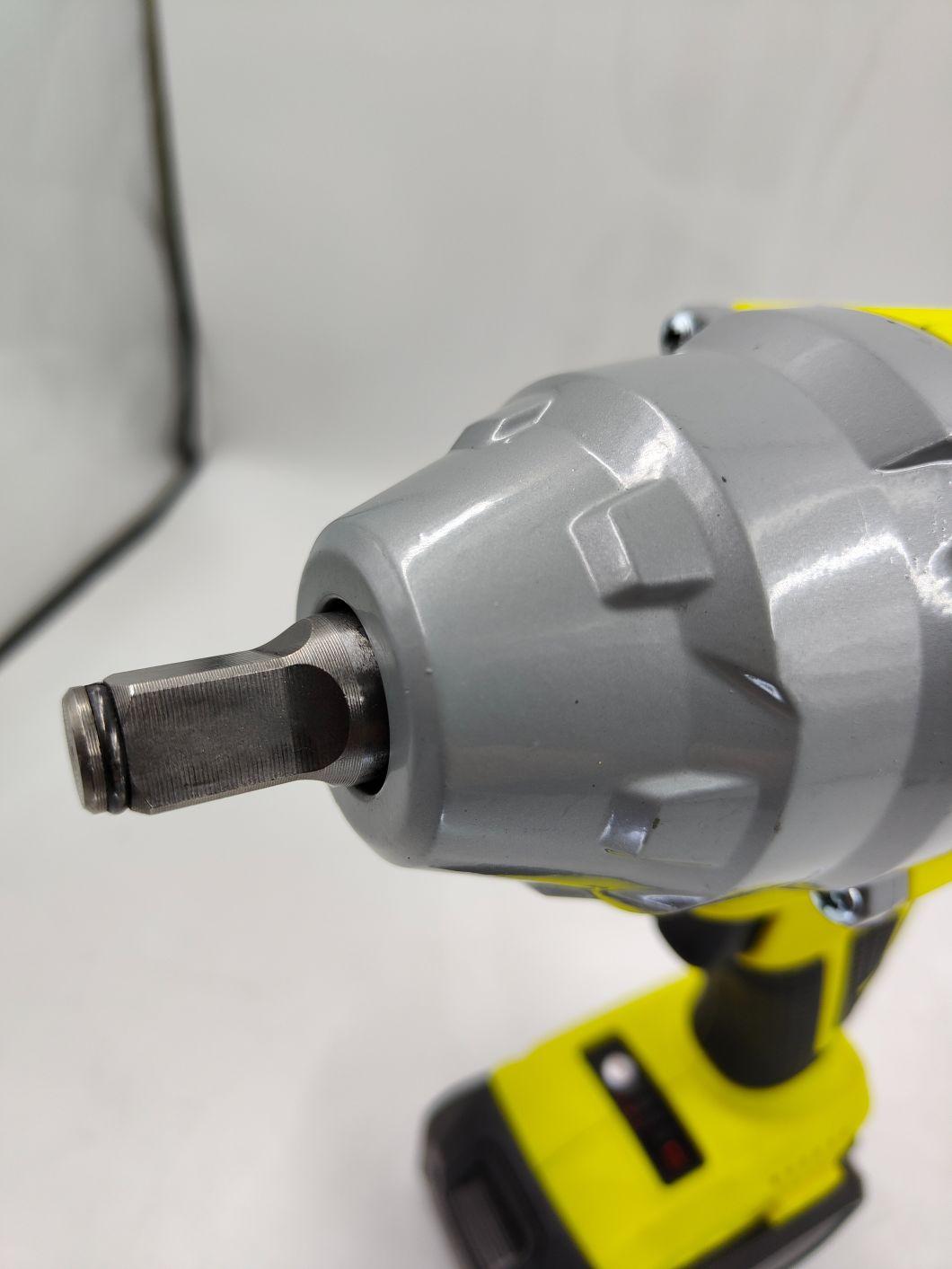 China Factory Power Tools 20V Brushless Impact Wrench Cordless Drill Electric Tool Power Tool (4A/6A)