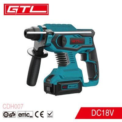 Motor Brushless 18V Cordless Rechargeable Electric Hammer Drill (CDH007)