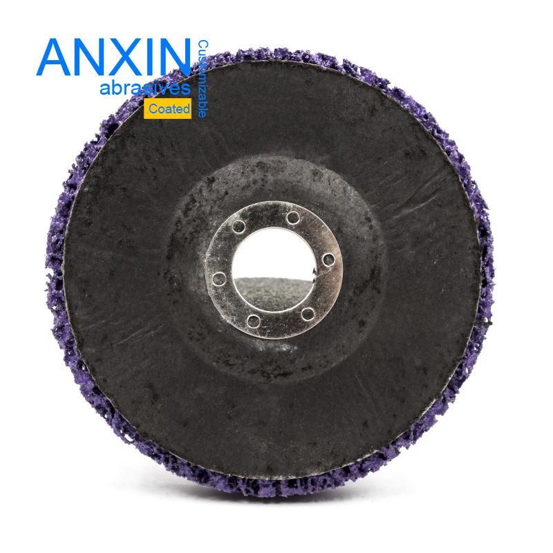 4.5" Purple Sic Grain Cleaning Strip It Polishing Pad