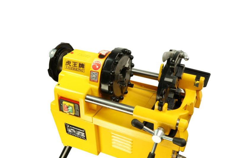 China Manufacturer Small Pipe Threading Machine with Support Legs 1000W (SQ50A)