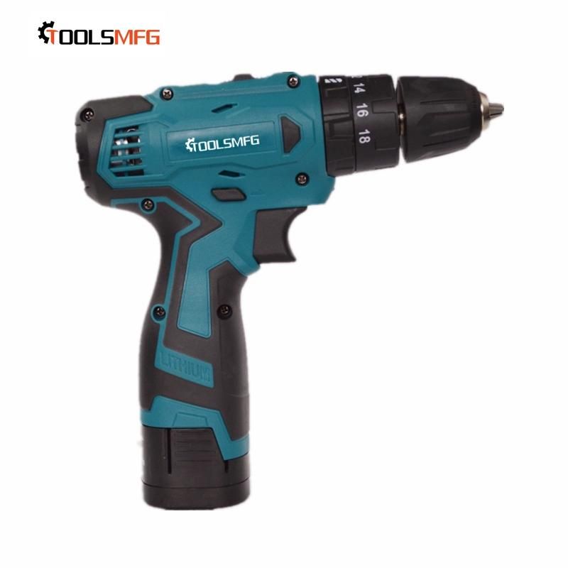 Toolsmfg 16.8V Electric Combi Drill Hammer Drill 3 Speed Drill