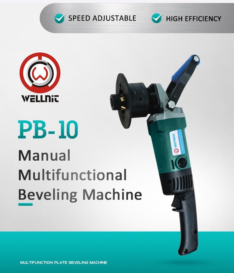 Multifunctional Portable Manual Plate Hole Deburring Process Pipe or Plate Beveling Machine