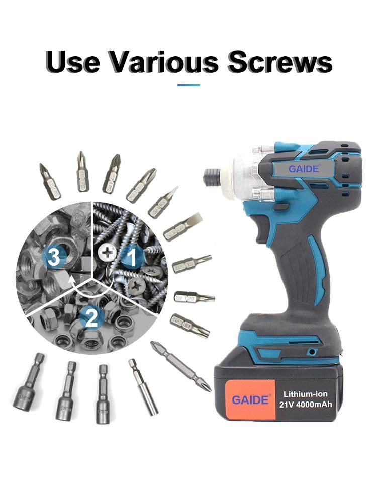 Screwdriver 18 V/20V Brushless Cordless Drywall