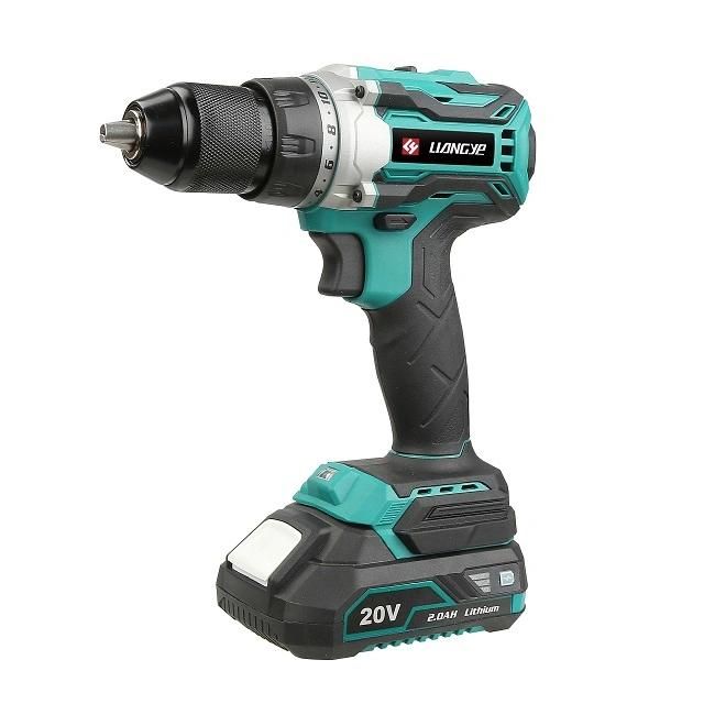 Battery Power Tools Factory Liangye 50nm 18V Rechargeable Brushless Drill Driver