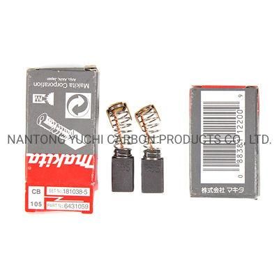 Original 181038-5 Makita Carbon Brush CB-105 Hr2010 Hr2510 Hr3520