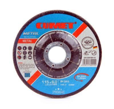 Cumet 4.5&prime; &prime; Grinding Wheel for Metal Inox with MPa Certificates