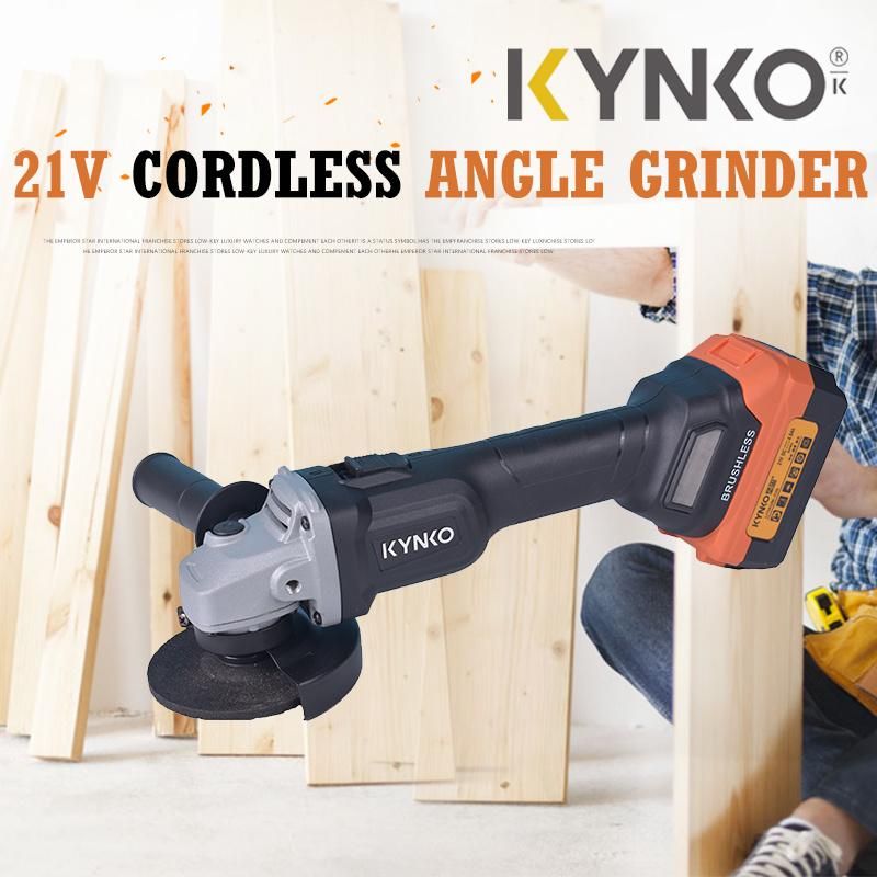 Kynko 21V Brushless Angle Grinder, Cordless Angle Grinder