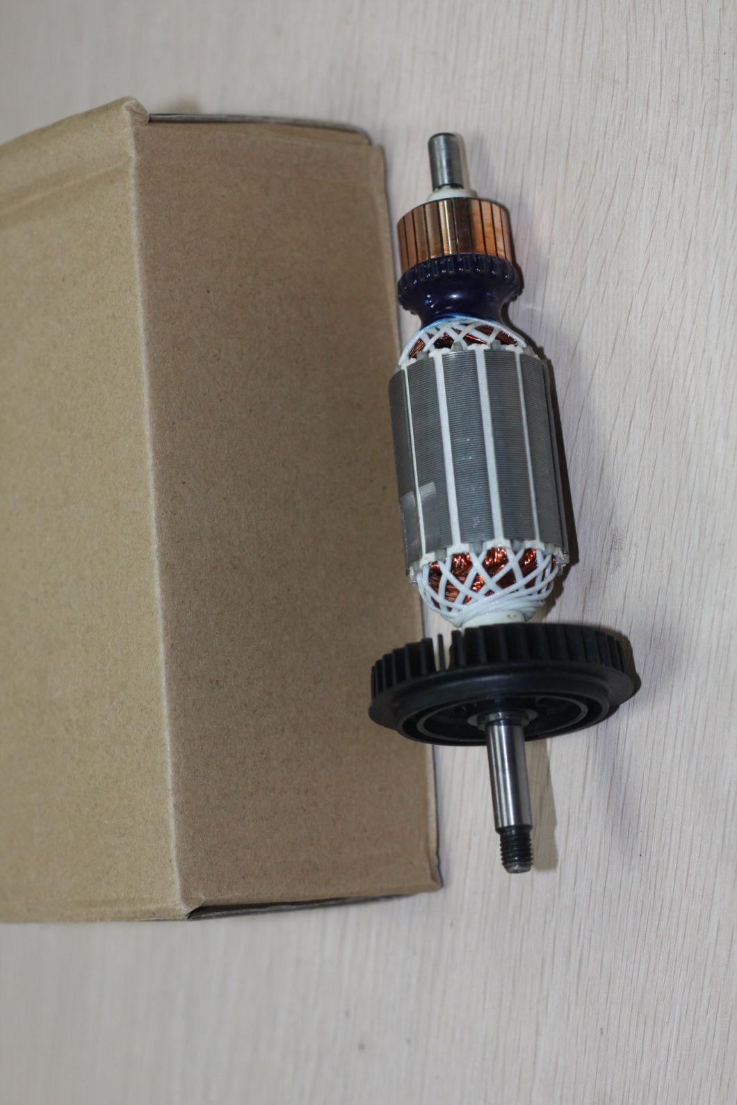 110V 220V Power Tool Spare Parts Armature Rotor for Angle Grinder Gws 11-125