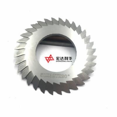 Tungsten Carbide V-Cut Saw Blade for Hard Metal Cutting