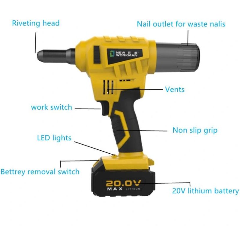 Made in China Cordless Drill 20V Impact Drill Quick Chuck