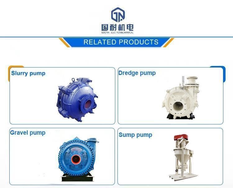 Anti-Corrosion Horizontal High Capacity Suction Centrifugal Slurry Pump Applicable to Electric Power