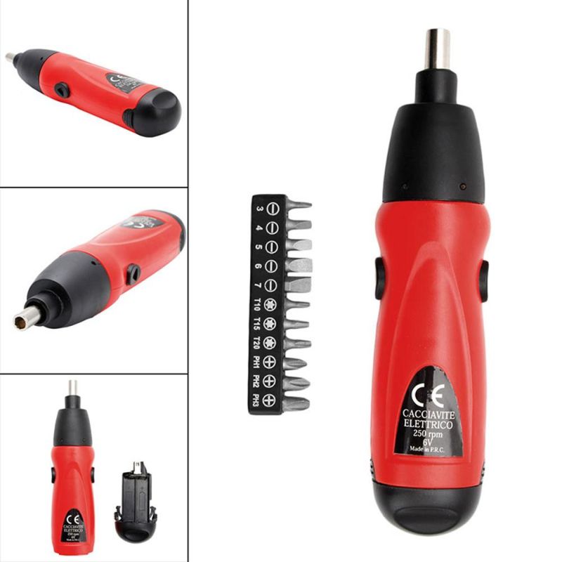 Factory Direct Semi-Automatic Electric Screwdriver Tool Set Hardware Tool Multi-Functional Mini Drill Set Dry Battery Home