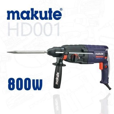 800W Electric Rotary Impact Hammer Drill Machine with Variable Speed